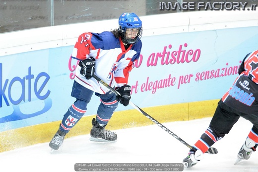 2015-01-24 Diavoli Sesto-Hockey Milano Rossoblu U14 0240 Diego Calabresi